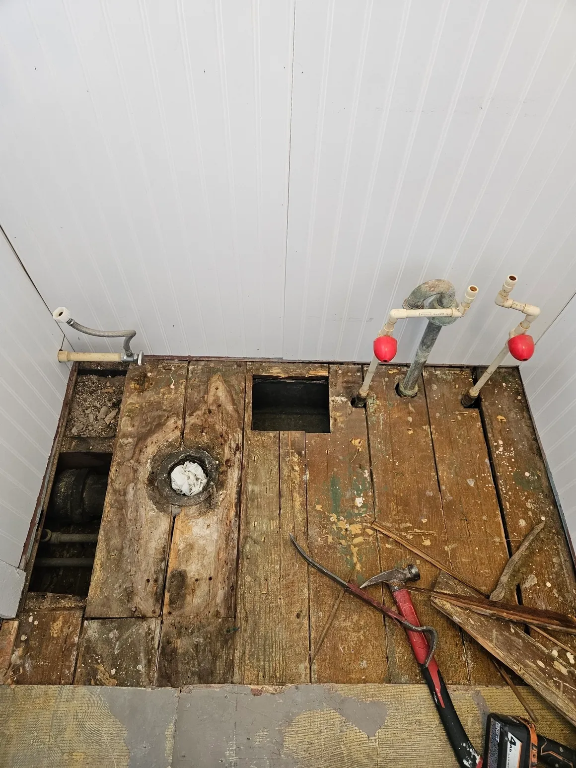 Upstairs bath start