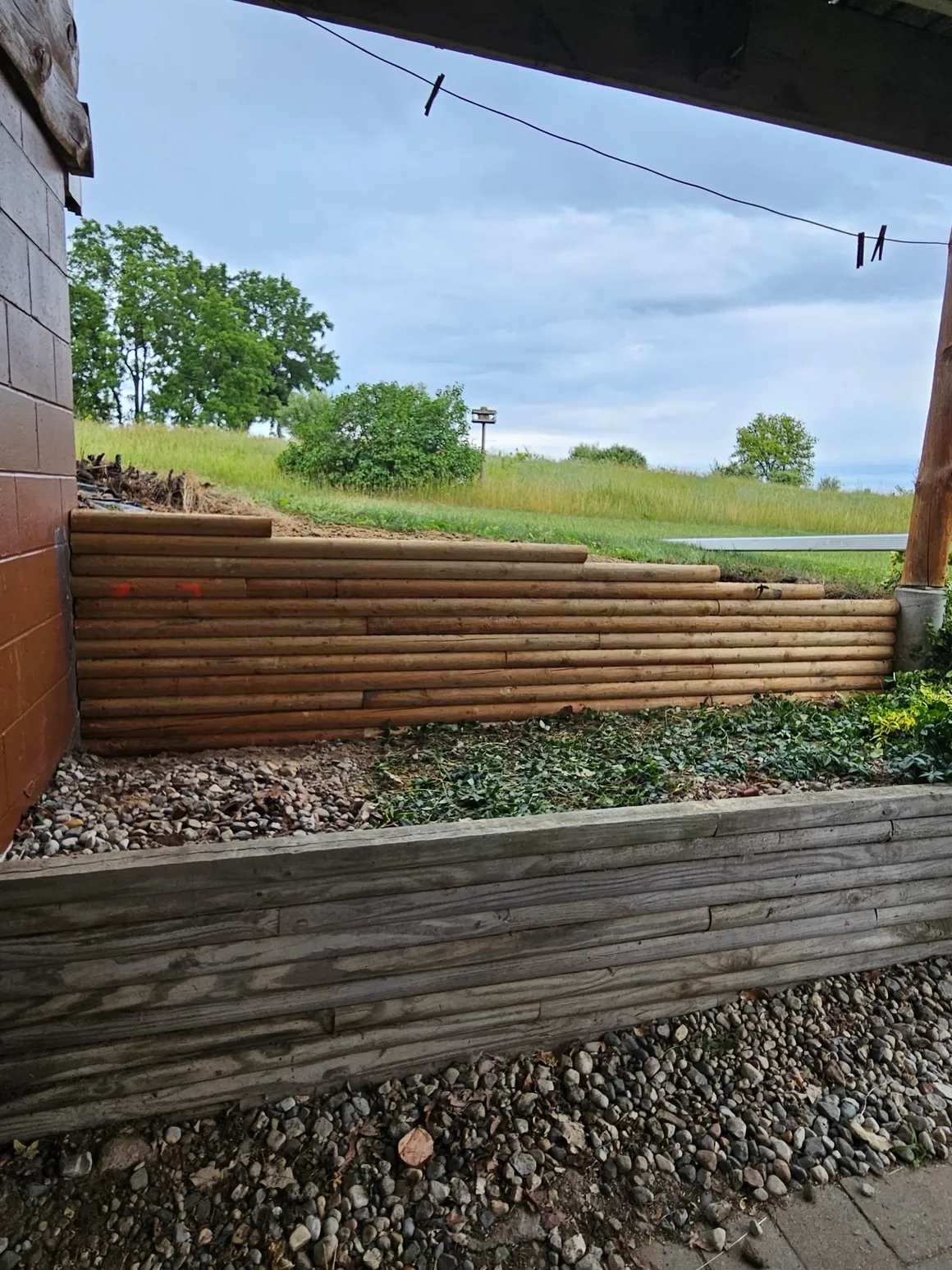 Replaced top section