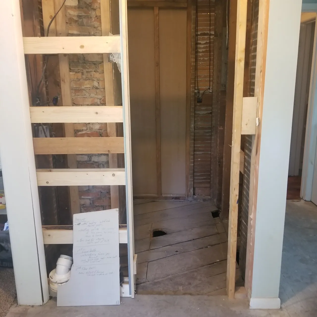 New tile shower