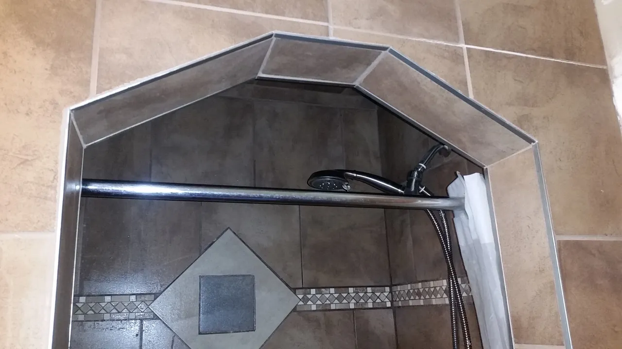 New tile shower