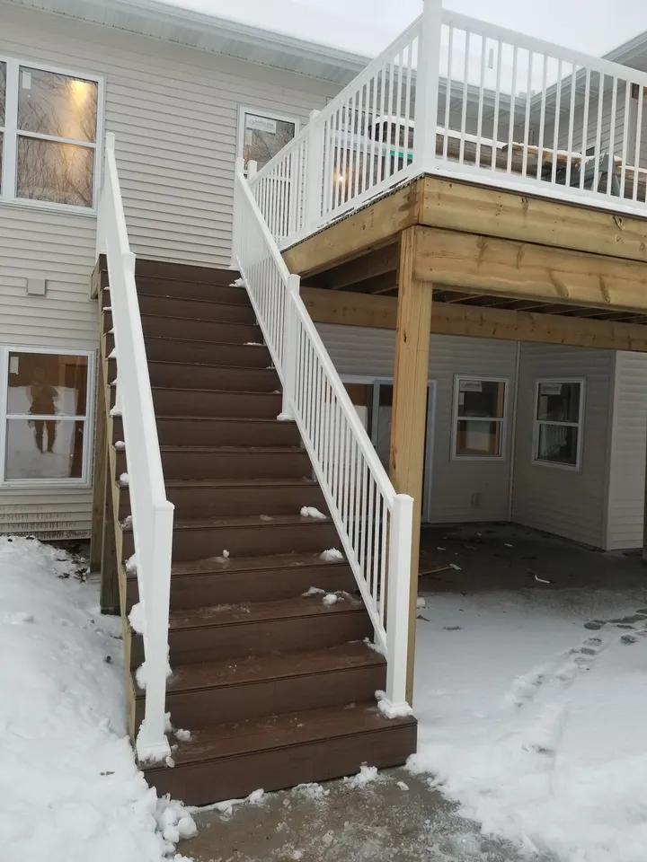 staircase railing, staircase composite steps