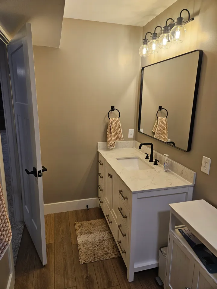 after bathroom